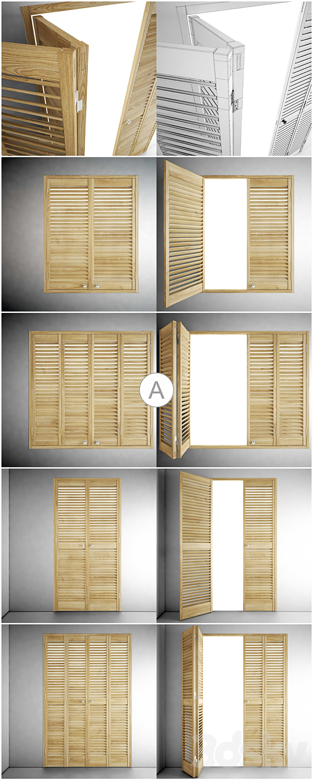 shutters ? 3DSMax File - thumbnail 2