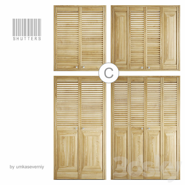 shutters ? 3DSMax File - thumbnail 1