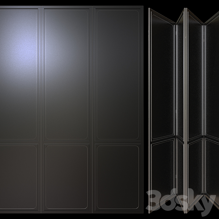 Shutters door 3DS Max - thumbnail 2