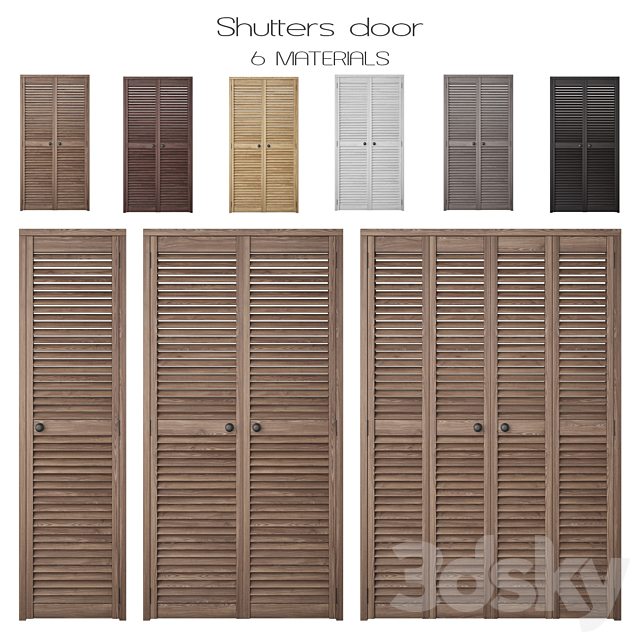 Shutters Door 3DSMax File - thumbnail 1