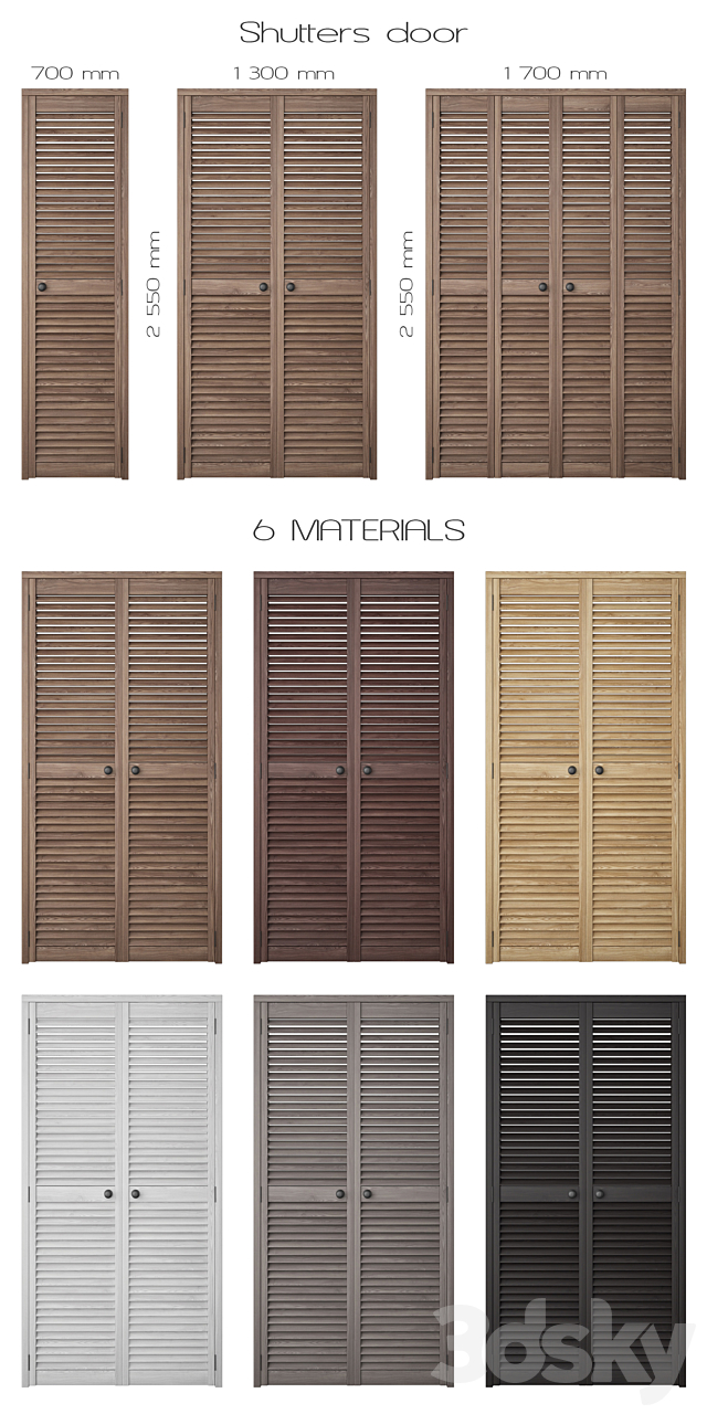 Shutters Door 3DSMax File - thumbnail 2