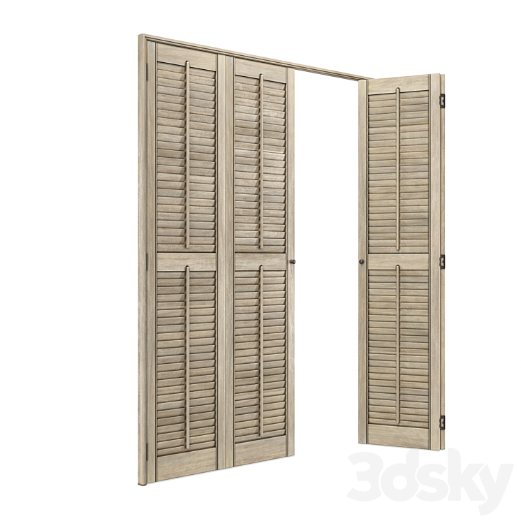 Shutters & Wardrobe Doors Set 3DS Max - thumbnail 2