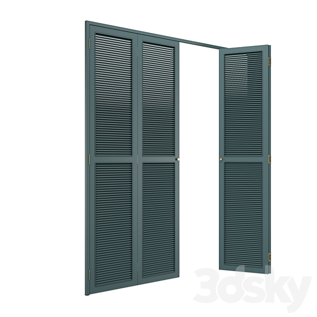 Shutters & Wardrobe Doors Set 3DSMax File - thumbnail 4