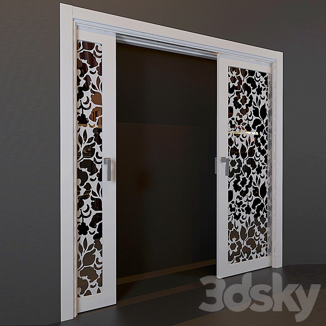 slid mirror door 3DS Max Model - thumbnail 2