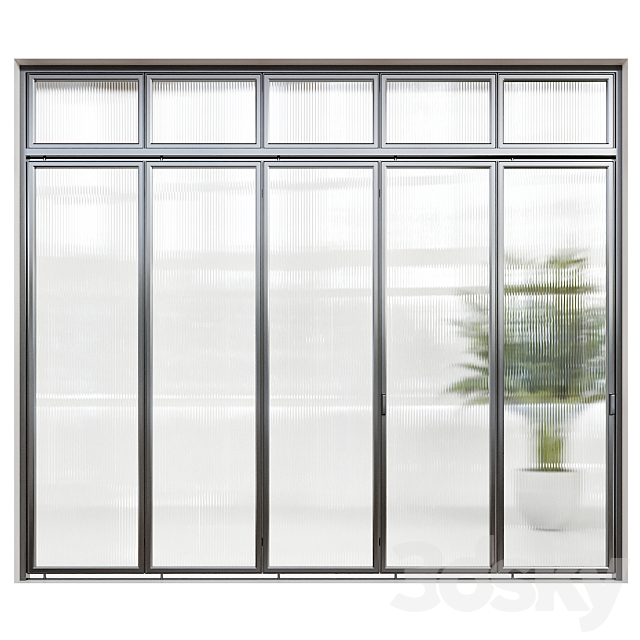 Sliding door 3 3DSMax File - thumbnail 2