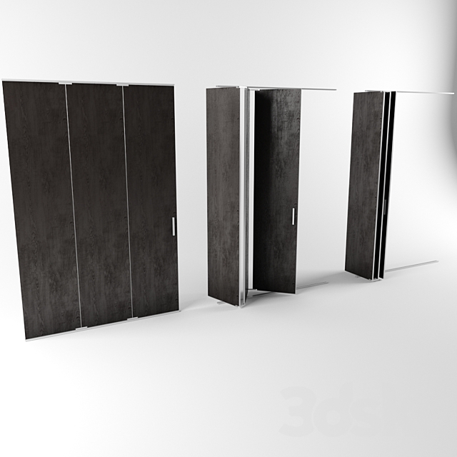 Sliding door 3DS Max Model - thumbnail 1