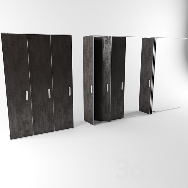 Sliding door 3DS Max Model - thumbnail 2