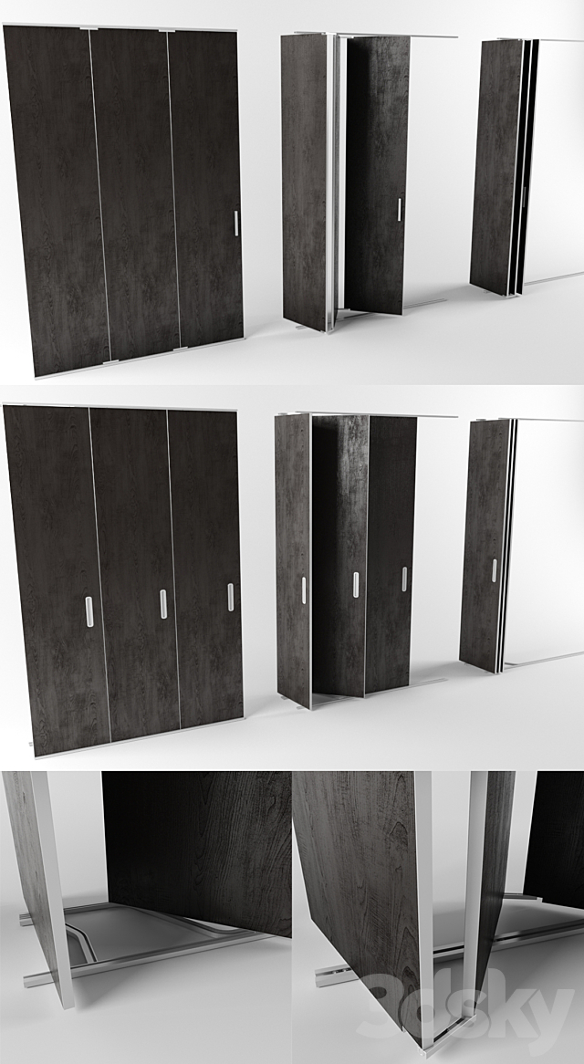 Sliding door 3DS Max Model - thumbnail 3