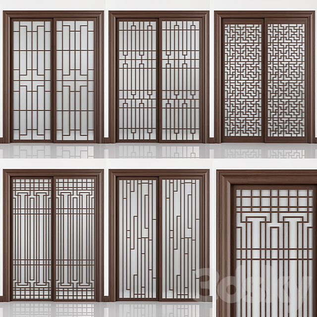 Sliding door 3DSMax File - thumbnail 1