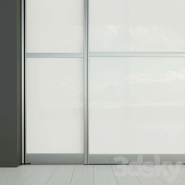 Sliding door. Partition. Closet. four 3DSMax File - thumbnail 3