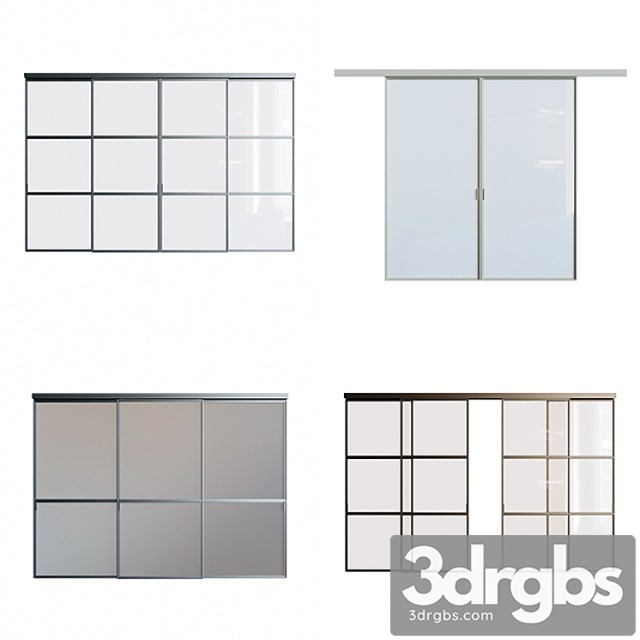 Sliding doors longhi wind 3dsmax Download - thumbnail 1