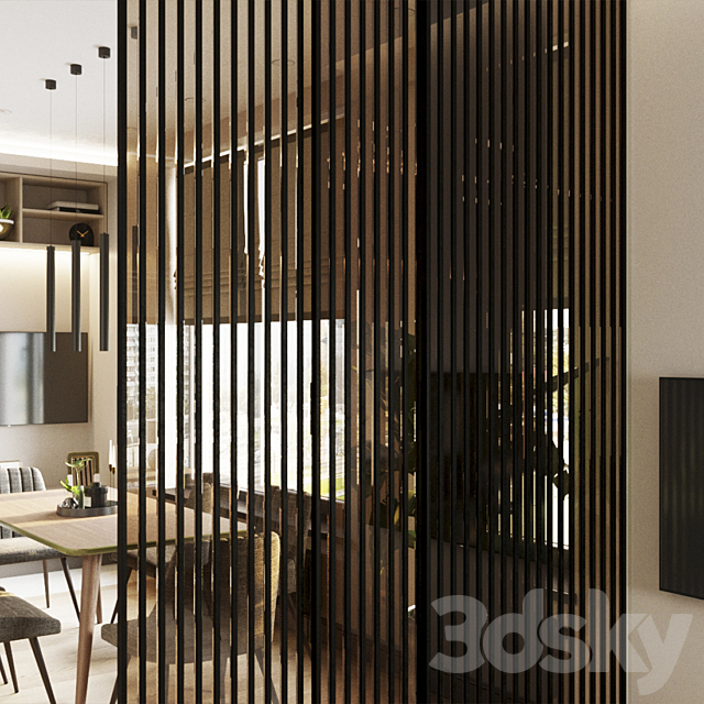 Sliding partition 3DSMax File - thumbnail 3