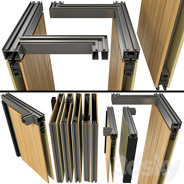 Sliding Partition Walls 3DSMax File - thumbnail 2