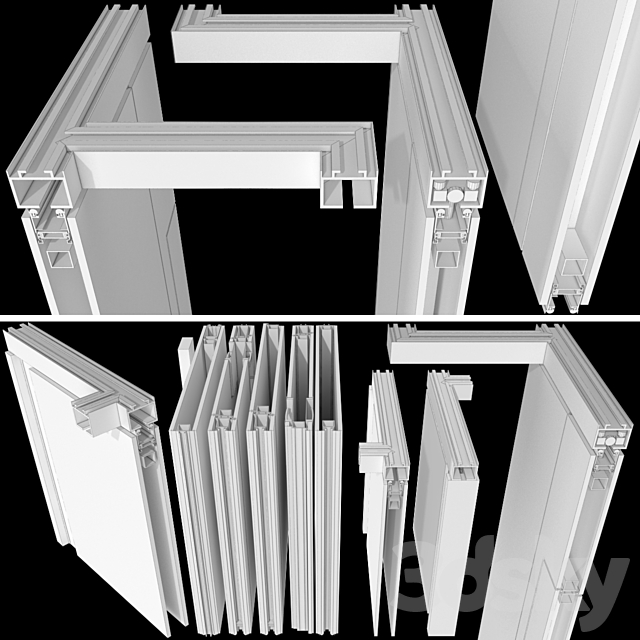 Sliding Partition Walls 3DSMax File - thumbnail 3