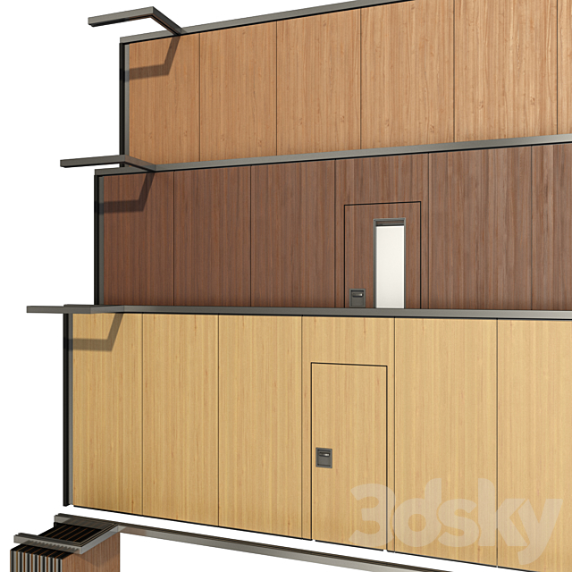 Sliding Partition Walls 3DSMax File - thumbnail 4