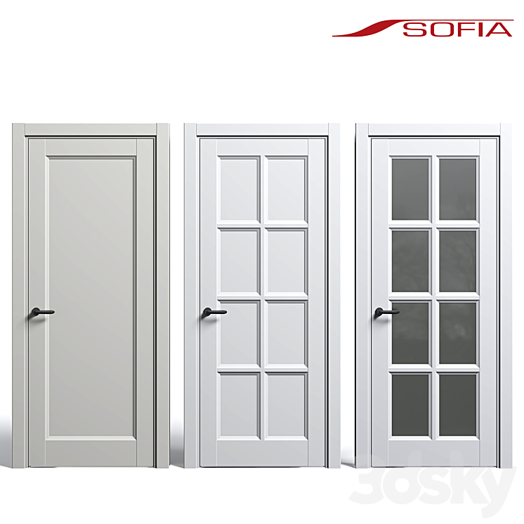 Sofia Doors 3DS Max - thumbnail 1