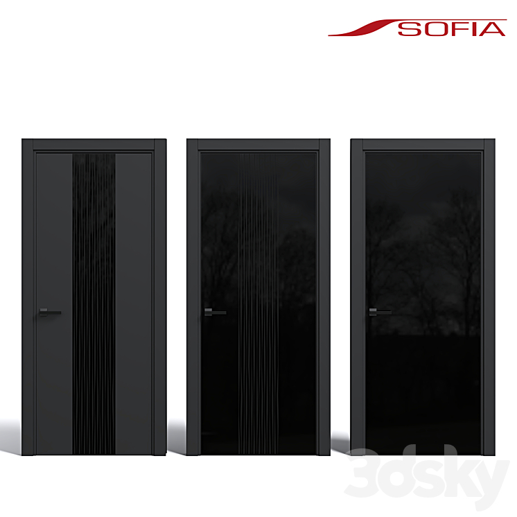 Sofia Doors 3DS Max - thumbnail 1