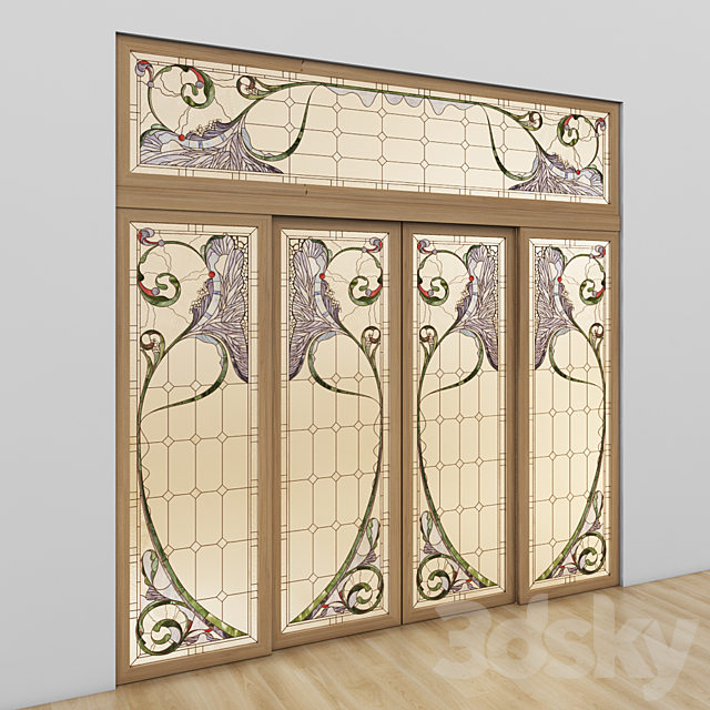 Stained-glass window 3DSMax File - thumbnail 1