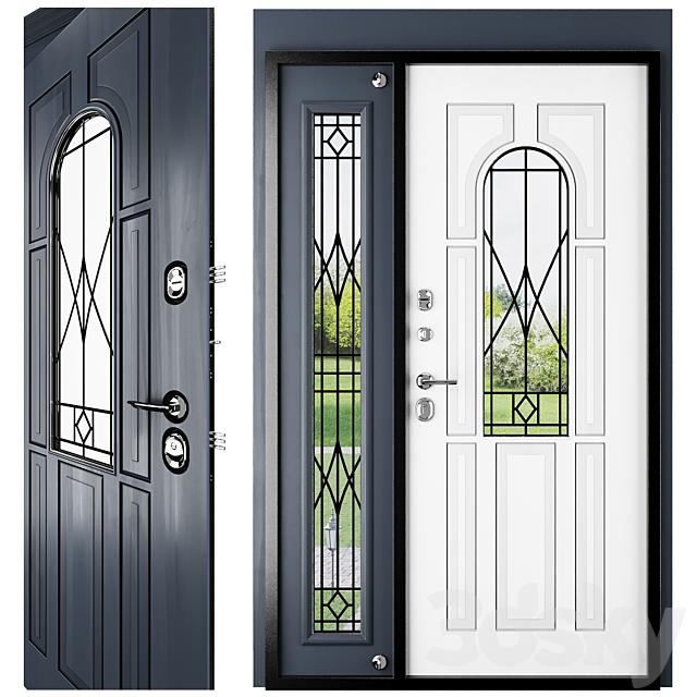 Staleks front door 3ds Max - thumbnail 2