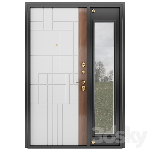 Staleks front door 3ds Max - thumbnail 2