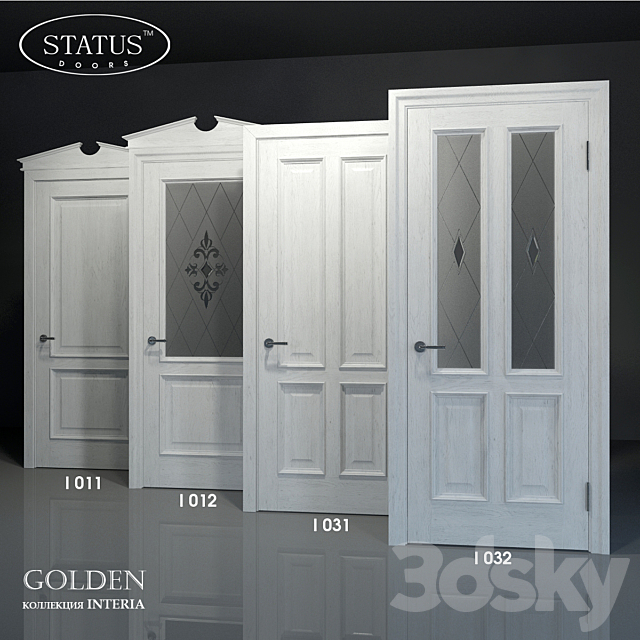 Status Doors Interia Collection Part 1 3DSMax File - thumbnail 1