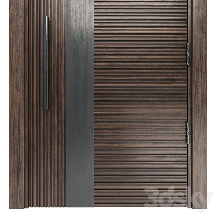 STEEL BENT DOOR 3DS Max - thumbnail 2