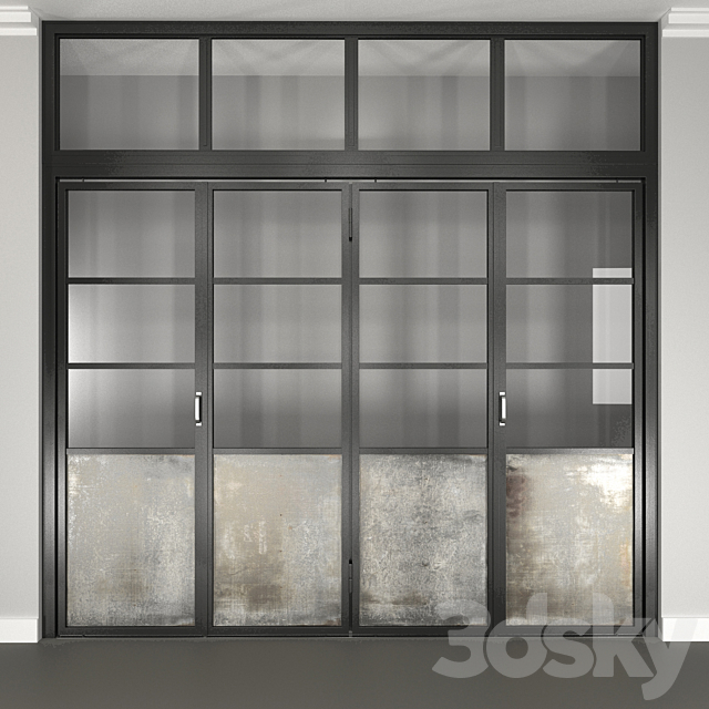 Steel Folding Door 3DSMax File - thumbnail 1