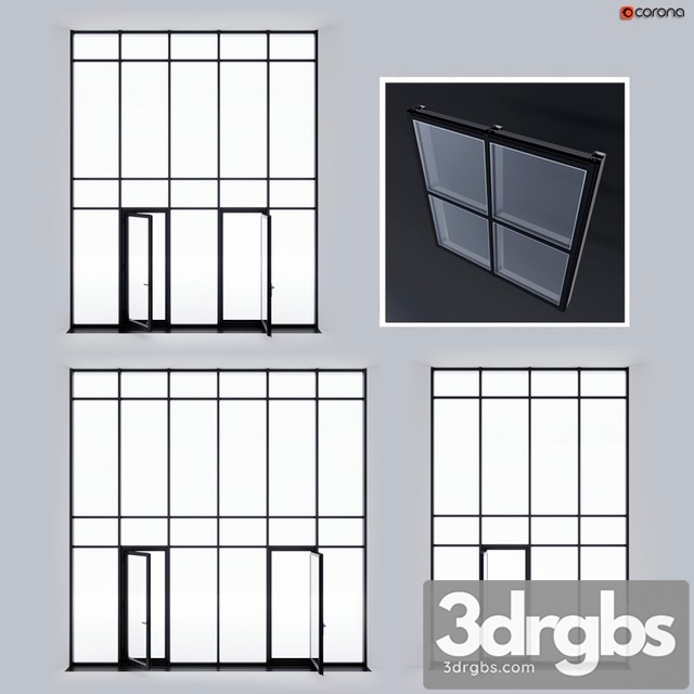 Structural Glazing 3dsmax Download - thumbnail 1