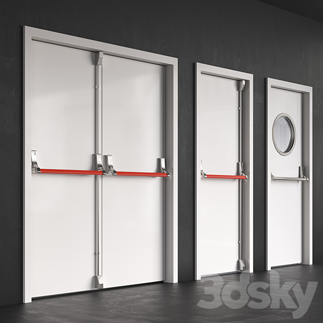 Technical Doors 3DSMax File - thumbnail 3