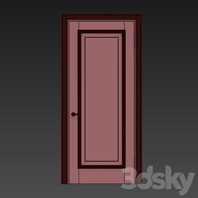 The door is interroom 3ds Max - thumbnail 3