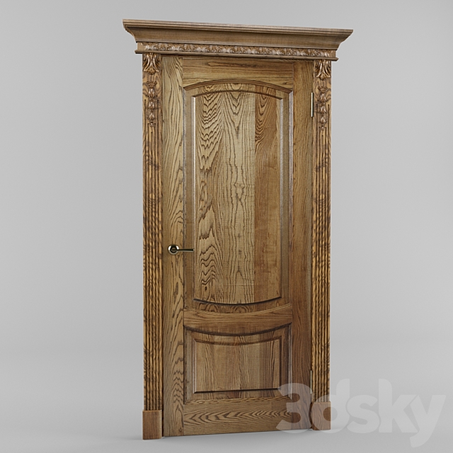 The door is made of solid ash 3ds Max - thumbnail 1