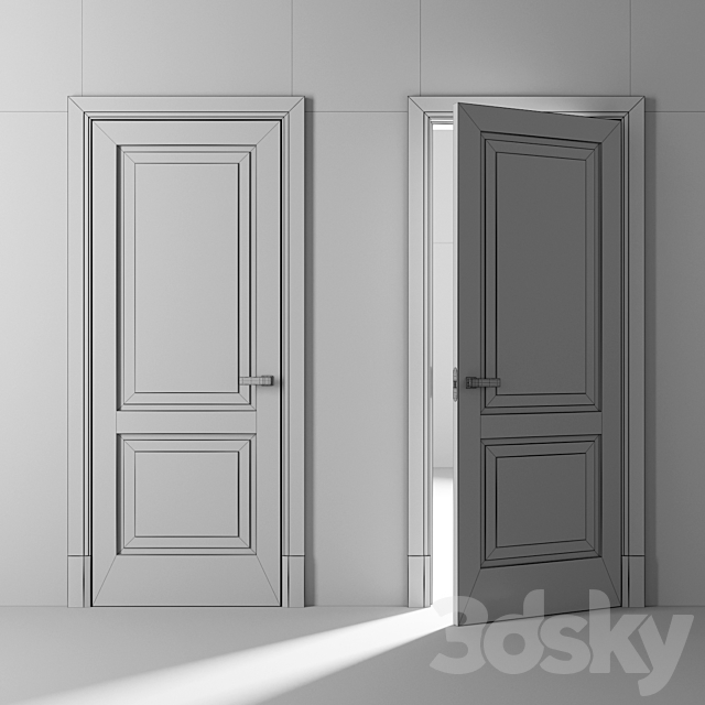 The door Lualdi Porte Avenue 3DS Max Model - thumbnail 3