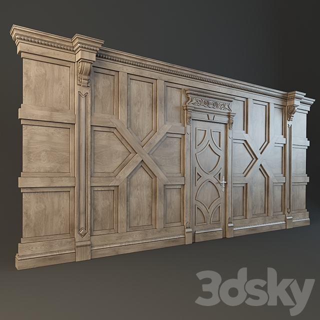 the door panel 3DSMax File - thumbnail 1