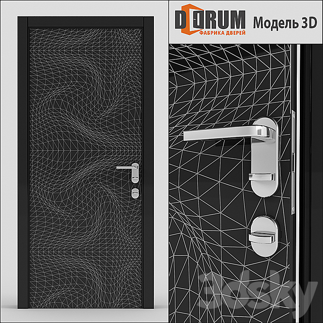 The door to the effect of 3D (Dorum) 3ds Max - thumbnail 1