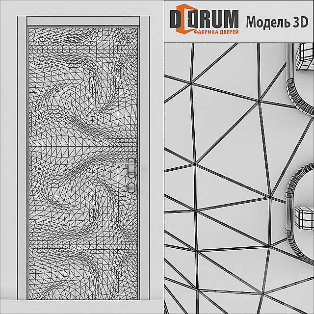 The door to the effect of 3D (Dorum) 3ds Max - thumbnail 2