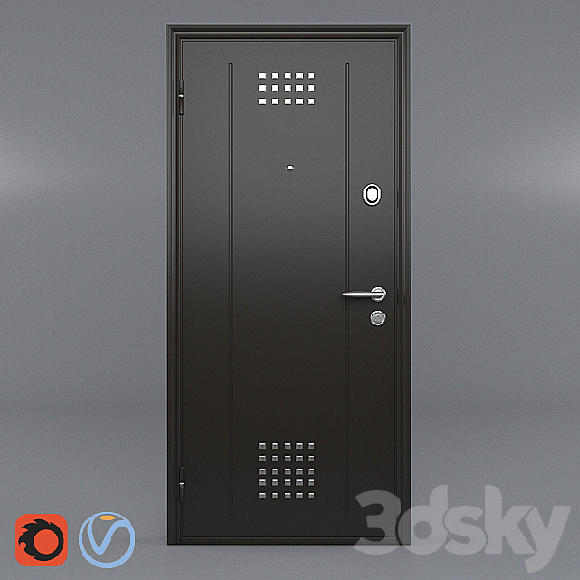 The front door Toreks 3DS Max Model - thumbnail 2