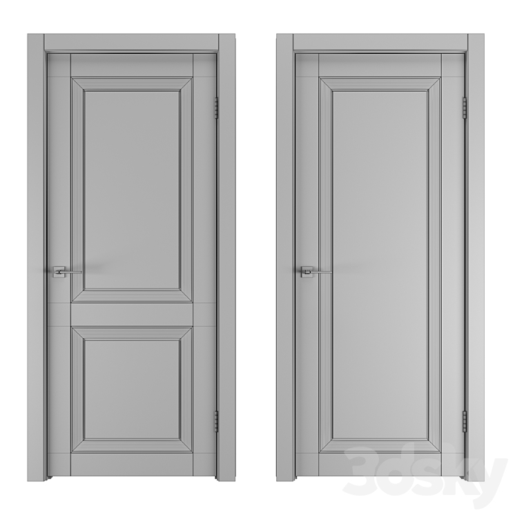 Uberture Decanto doors 3DS Max - thumbnail 2