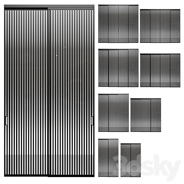 Volhovec aluminum partitions Formato ALPL 040.06 3ds Max - thumbnail 1