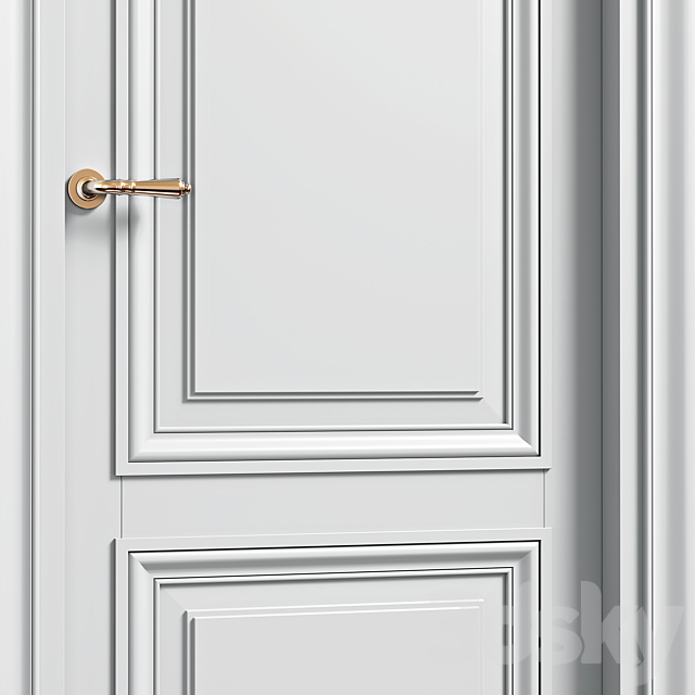 Volhovec doors ANTIQUE 3DS Max Model - thumbnail 4