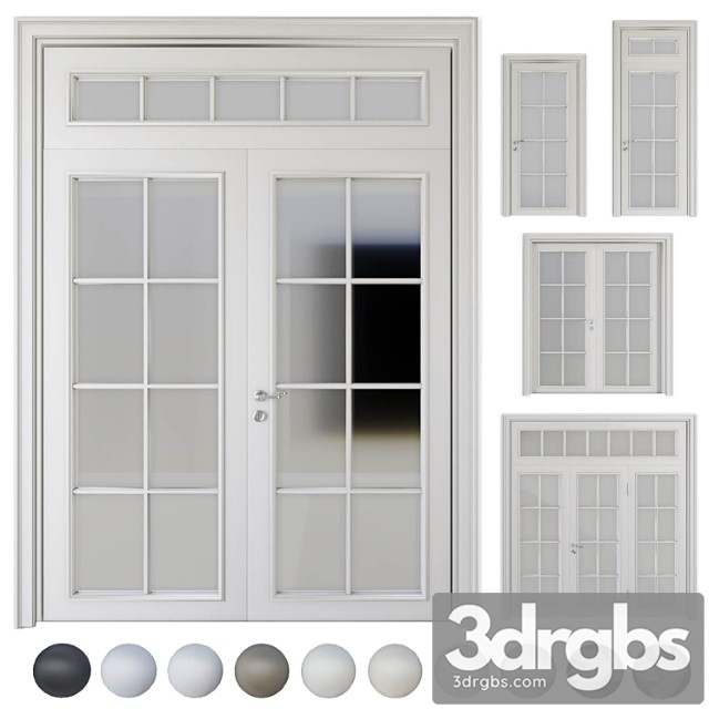 Volhovec Doors Collection Paris Set 3 3dsmax Download - thumbnail 1