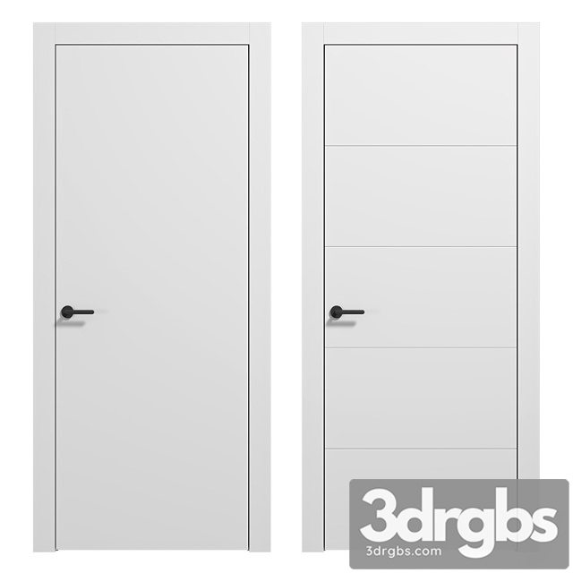 Volhovec Linea Set 1 Doors 3dsmax Download - thumbnail 1