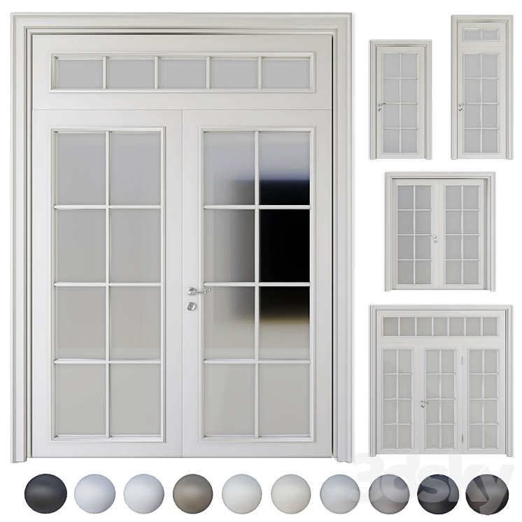 Volhovec_Doors_collection_Paris_set 3 3DS Max - thumbnail 1