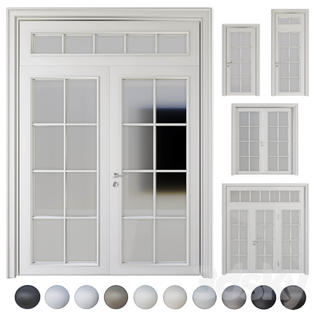 Volhovec_Doors_collection_Paris_set 3 3DSMax File - thumbnail 1