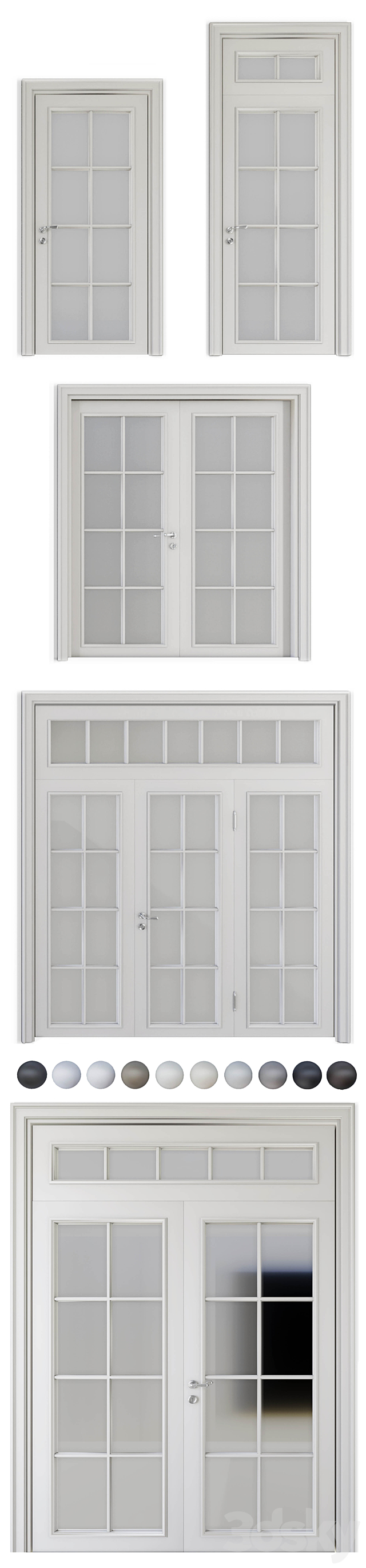 Volhovec_Doors_collection_Paris_set 3 3DSMax File - thumbnail 2