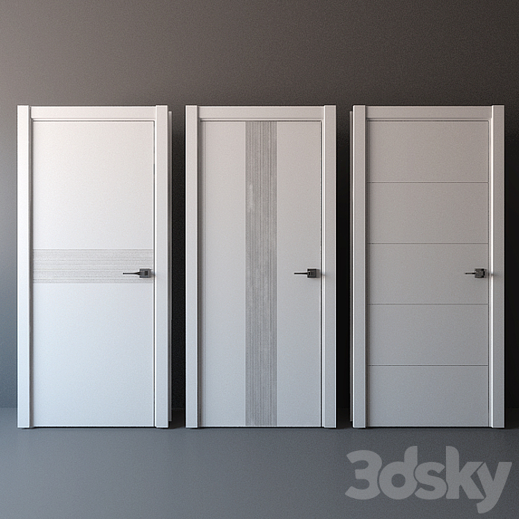 Volhovets doors Linea 3DS Max - thumbnail 1