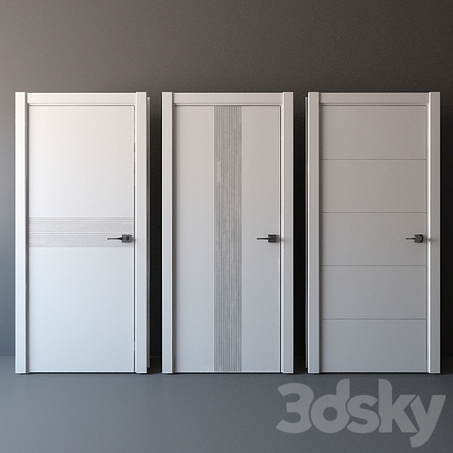 Volhovets doors Linea 3DSMax File - thumbnail 1