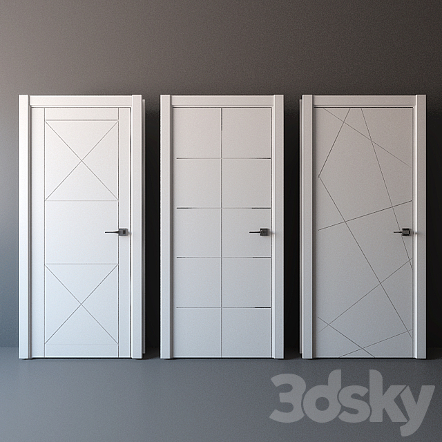 Volhovets doors Linea 3DSMax File - thumbnail 2