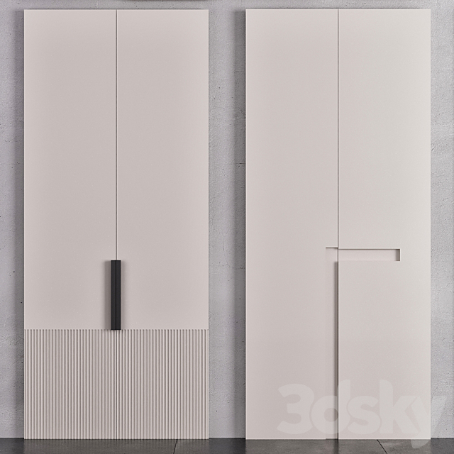 WARDROBE DOOR COLLECTION NO1 3ds Max - thumbnail 3