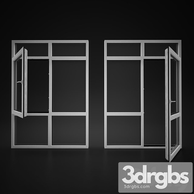 Windows and Doors Elvial 3dsmax Download - thumbnail 1