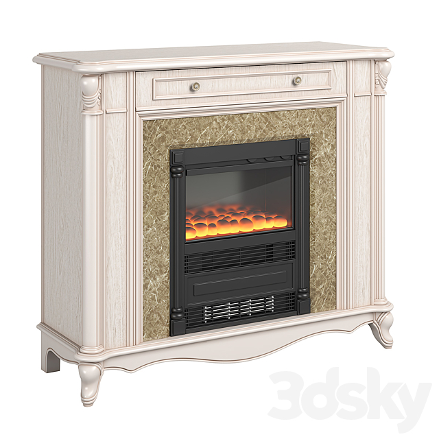 2551100_230_Carpenter_Fireplace_cabinet_1200x421x1032 3ds Max - thumbnail 1